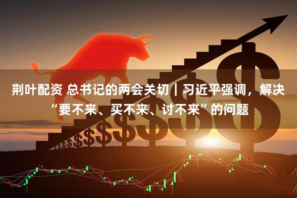 荆叶配资 总书记的两会关切｜习近平强调，解决“要不来、买不来、讨不来”的问题
